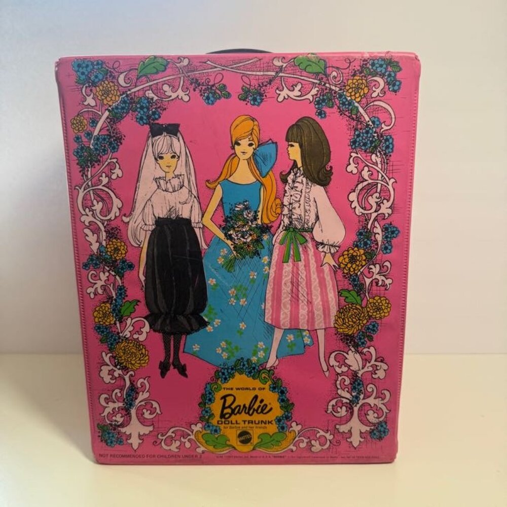 1969 Vintage Barbie Doll Trunk - No. 5199 - Mattel READ DESCRIPTION